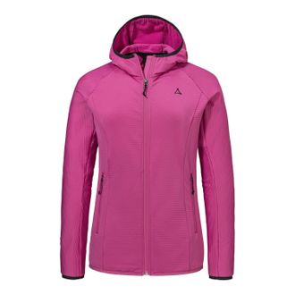 Sch&ouml;ffel Fleecejacke SCH&Ouml;FFEL Fleece Hoody Style Cascata WMS, Damen, Gr. 36, fuchsia, Obermaterial: 94% Polyester, 6% Elasthan, normal, Jacken Fleecejacke, f&uuml;r