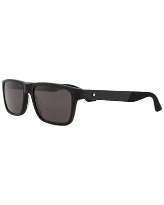 Montblanc Mens MB0299S 56mm Sunglasses