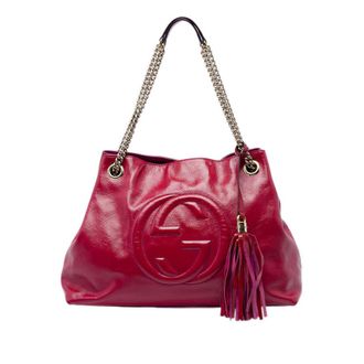 Gucci Pre-owned Gucci Medium Patent Soho Chain Tote Ladies 1JVCHKVIA6SG9G4E