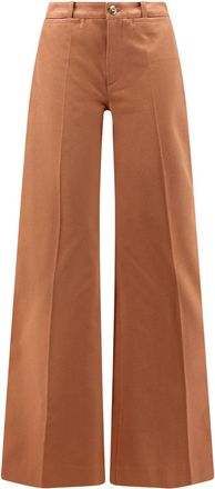 Chlo&eacute; Cotton Trousers-Donna