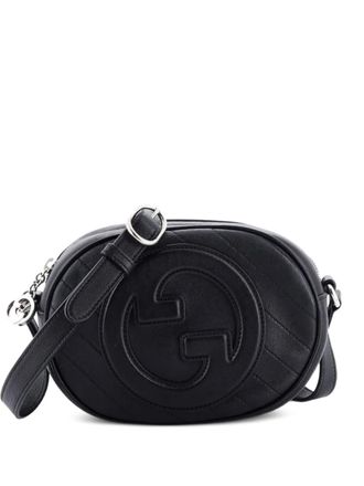 Gucci Blondie NM Round Camera Bag Diagonal Quilted Leather crossbody bag - Black