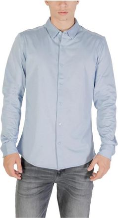 Only & Sons Lichtblauw Slim Fit Overhemd - Heren - Casual Overhemden - Blauw - S - Katoen - Overhemden