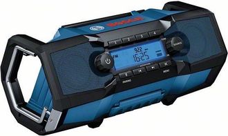 Bosch Professional 18v System Gpb 18v-2 C - Radio Digital De Obra (a Bater&iacute;a 18v O Cable, Bluetooth, Fm Y Aux, Ip 54, Sin Bater&iacute;a) - Bosch