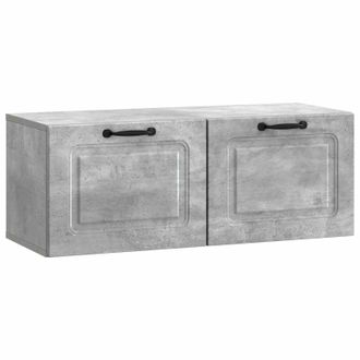 vidaXL Mueble Para Tv De Pared Gris Hormig&oacute;n 78,5 X 31 X 30 Cm Vidaxl