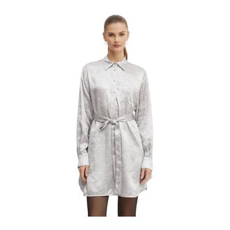 Pinko Mujer, Vestidos, Gris, Talla: M