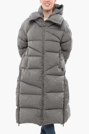 Bacon Long Down Jacket NEW DOUBLE with Side Zips Bacon
