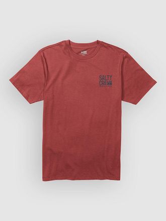 Salty Crew Tried And True Camiseta rojo