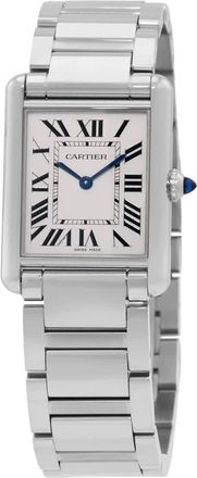 Cartier Tank Must SolarBeat Quartz White Dial Watch WSTA0122