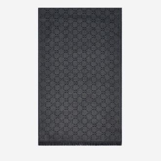 Gucci Gg wollen en zijden sjaal