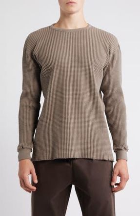 Standard Issue NYC Thermal Knit Long Sleeve T-Shirt in Suede at Nordstrom Rack, Size X-Large