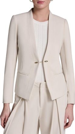 Halston Heritage Collarless Blazer