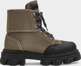 Ganni Cleated Ankle Boots