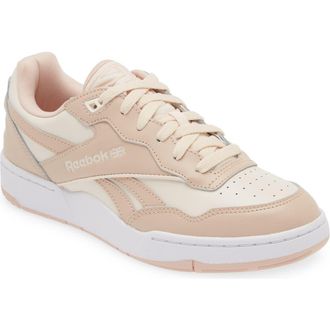 Reebok BB 4000 II Low Top Sneaker in Pinstu/Blush/Ftwwht at Nordstrom Rack, Size 6