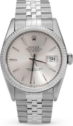 Rolex Pre-owned Rolex Datejust Automatic Chronometer Silver Dial Unisex Watch 16234 SSJ