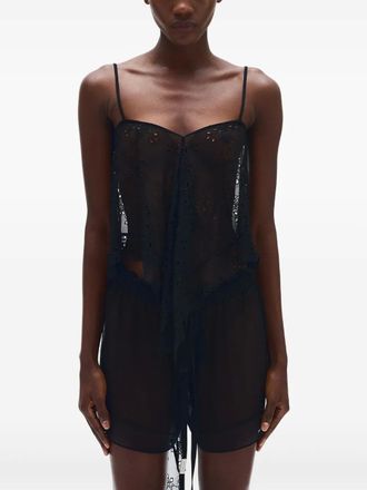 Ann Demeulemeester Top Bria - Nero