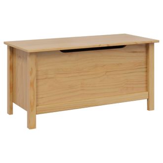 vidaXL Caja De Almacenamiento Hill Marr&oacute;n Miel 90 X 40 X 45 Cm Vidaxl