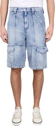 Isabel Marant Timy Shorts - Heren - Denim shorts - Blauw - 4XS - Denim - Korte Broeken