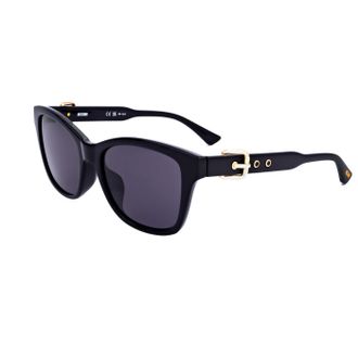 Moschino Womens 55mm Black Sunglasses