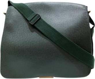 Louis Vuitton Pre-owned Victor Taiga Shoulder Bag - Heren - Vintage Schoudertas - Groen - ONE Size - Leer - Vintage