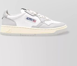 Autry panelled leather low top sneakers