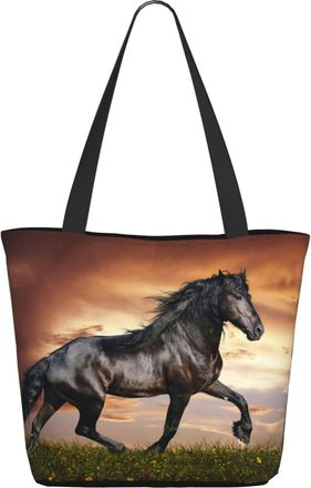 AOOEDM Animal Horse Ladies Shopping Bag 13x11x7in.The Perfect ValentineS Day Gift.It Is The Best ValentineS Day Gift For Mom, Daughter, Wife,Etc