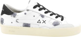 Sun 68 Katy Printed Sneaker - Dames - Sneakers - Wit - 36 EU - Schoenen