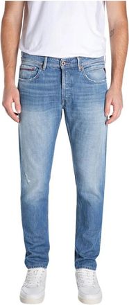 Replay Slim Bright Indigo Denim Jeans - Heren - Slim Fit Jeans - Blauw - W32 - Denim - Jeans