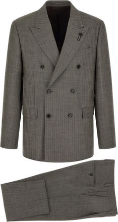 Lardini Virgin Wool Two-Piece Mens Suit