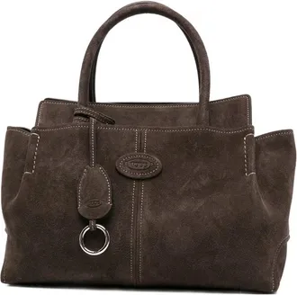 Tod's Di Suede Tote Bag