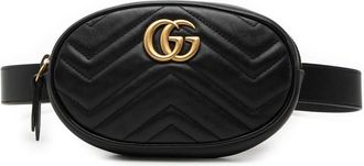 Gucci Pre-owned Gucci GG Marmont Matelasse Leather Belt Bag Ladies 476434 525040