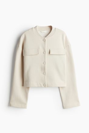 H&M Sweat-Cardigan - Hellbeige