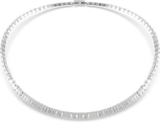Swarovski Matrix Ketting - Dames - Kettingen - Grijs - ONE Size - Accessoires
