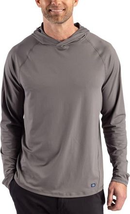 Cutter & Buck Prospect Epic Confidence Featherlight Performance Pullover Hoodie) in Elemental Grey at Nordstrom, Size Xxx-Large