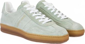 Liviana Conti Womens Suede Calfskin Every Day Sneaker In Glass