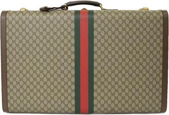 Gucci Pre-owned Canvas Reistas - unisex - Vintage Weekendtas - Bruin - ONE Size - Vintage