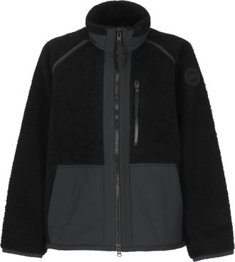 Canada Goose Short Padded Fleece Jacket With Functional Pockets