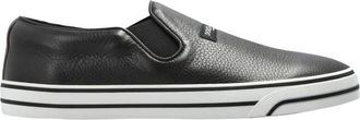 Dolce & Gabbana Scarpe Sportive in Pelle con Logo - - Shoes - Uomo - Nero - 43 EU
