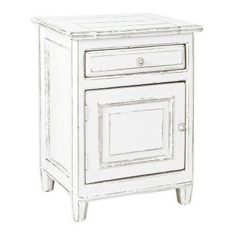 M&S Collection M&s - Mesita De Noche R&uacute;stica Colette 1 Puerta Y 1 Caj&oacute;n Izquierdo