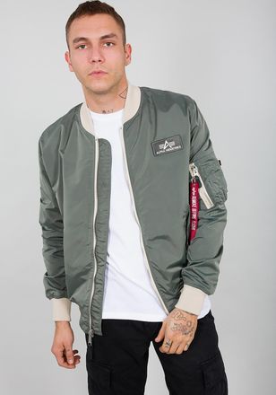 Alpha Industries Bomberjacke ALPHA INDUSTRIES MA-1 TTC Light, Herren, Gr. M, gr&uuml;n (vintage gr&uuml;n), Obermaterial: 100% Nylon, Futter: 100% Nylon, Jacken Bomberjacke