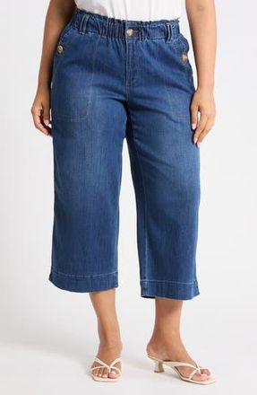 Democracy Wide Leg Crop Jeans in Denim at Nordstrom Rack, Size 16 W