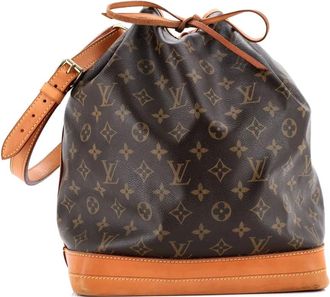 Louis Vuitton Noe Handbag Monogram Canvas Large bucket bag - Bruin