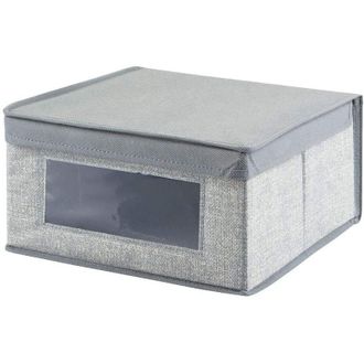 OEM Juego De 3 Cajas De Almacenamiento De Tela Para La Habitaci&oacute;n De Los Ni&ntilde;os Y El Dormitorio - Caja Grande Para Guardar Ropa - Gris