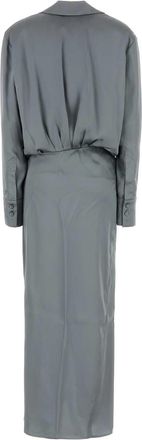 The Attico Grey Exterior: Viiscose Abiti Dress