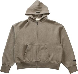 Fear of God zip-up hooded sweatshirt - Toni neutri