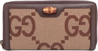 Gucci Portafoglio Jumbo GG in bambù 2015-2024 - Toni neutri