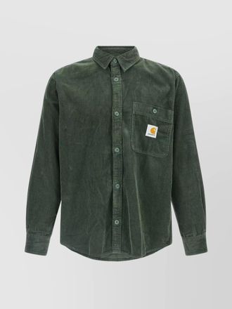 Carhartt Work in Progress corduroy shirt button-down collar