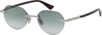 Bottega Veneta Zonnebrillen - Heren - Zonnebrillen - Grijs - 51 MM - Accessoires