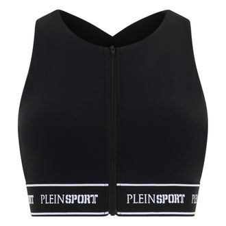 Plein Sport Fleece Bra Top - Dames - BHs - Zwart - S - Ondergoed
