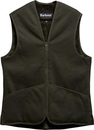 Barbour Warm Pile Zip-In Liner - Heren - Jassen - Groen - Maat: M Acryl