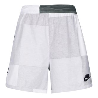 Nike Mens Nike Splicing Colorblock Sports Straight Shorts Gray CJ5076-068